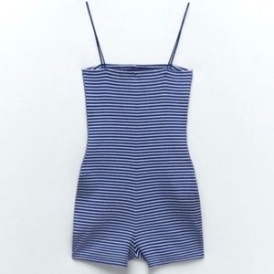 NWOT Zara Striped Romper